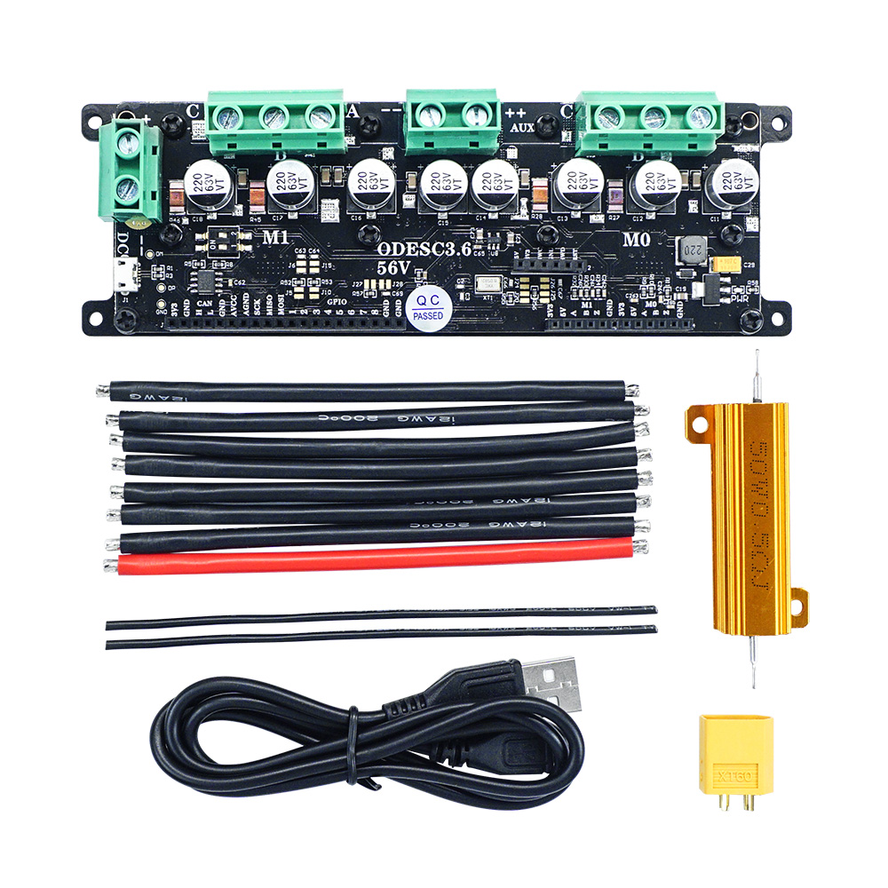 Odrive Dual Brushless Motor Controller - ODESC3.6 Ottimizza il controller a doppia
